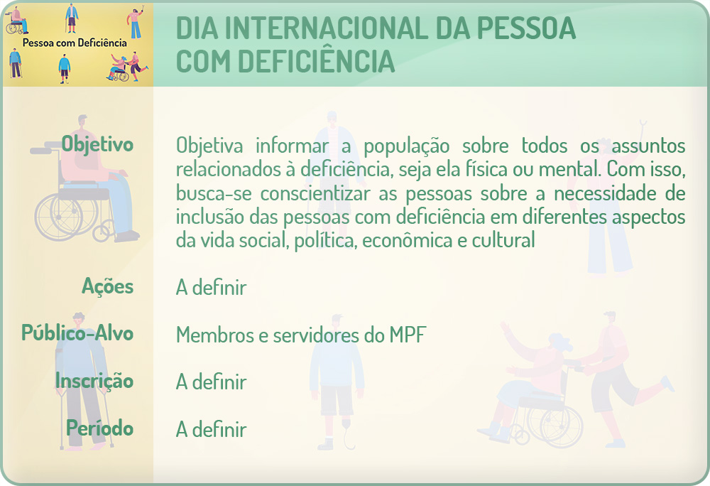 Dia Internacional da Pessoa com DeficiÃªncia