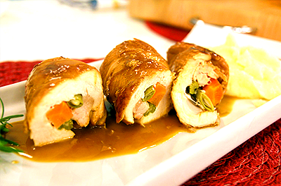 Bife de Frango Ã  RolÃª