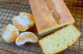 Bolo de Amêndoas com Laranja ou Tangerina