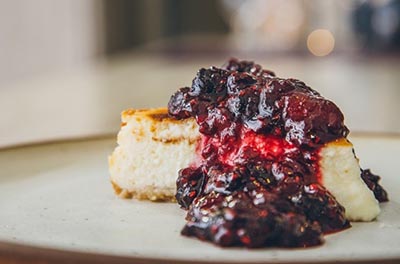 Cheescake com Geleia de Frutas