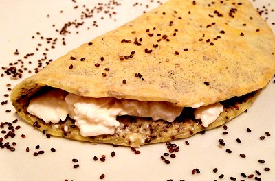 Crepioca com Chia