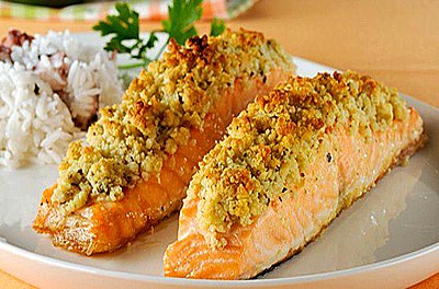 FilÃ© de Peixe Grelhado com Crosta de Ervas