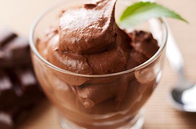 Mousse de Cacau sem Leite