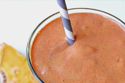 Vitamina de Abacate e Cacau (Sem Lactose)