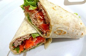 Wrap de Atum ou Sardinha
